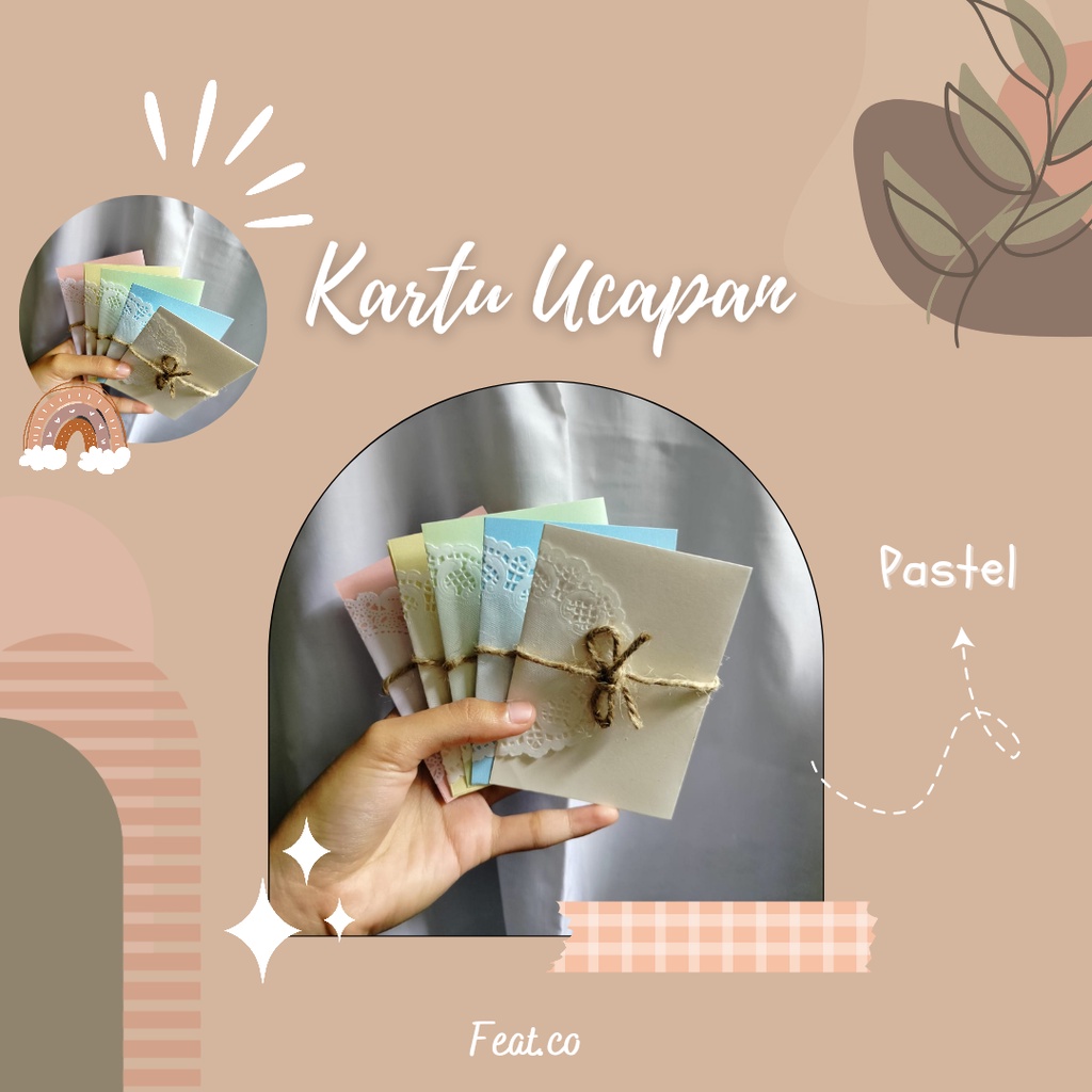 

Kartu Ucapan Pastel Greeting Card Lucu
