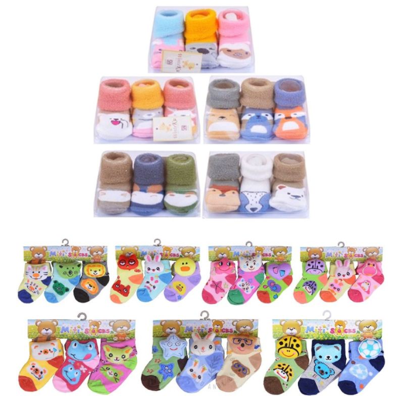 Kaos Kaki PREMIUM WINTEKU MIKA 3in1 / Kaus Kaki Boneka Baby Kingdom