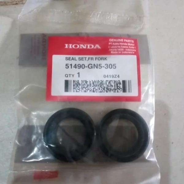 Seal Shock Sil Sok Depan Honda Beat Fi Pop Esp Vario 125 Scoopy Spacy