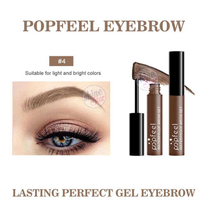 Popfeel Eyebrow Mascara Browcara Waterproof Lasting Perfect Gel