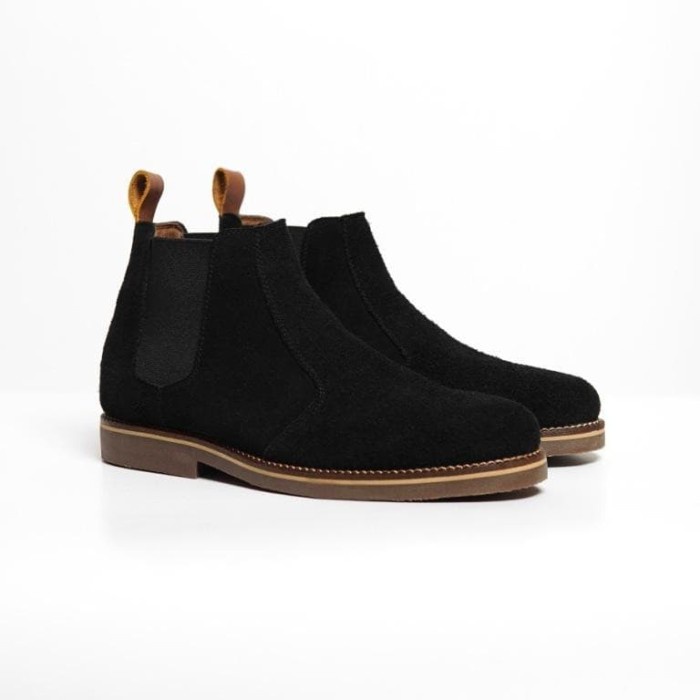 Bok Highty Black Suede Chelsea Boots (Limited)