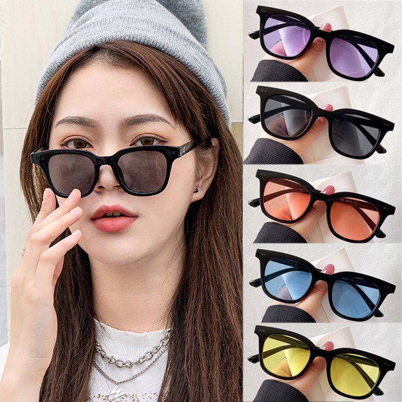 ZAYKA== KACAMATA HITAM FASHION KOREAN LENSA COLOR PRIA WANITA TRENDY