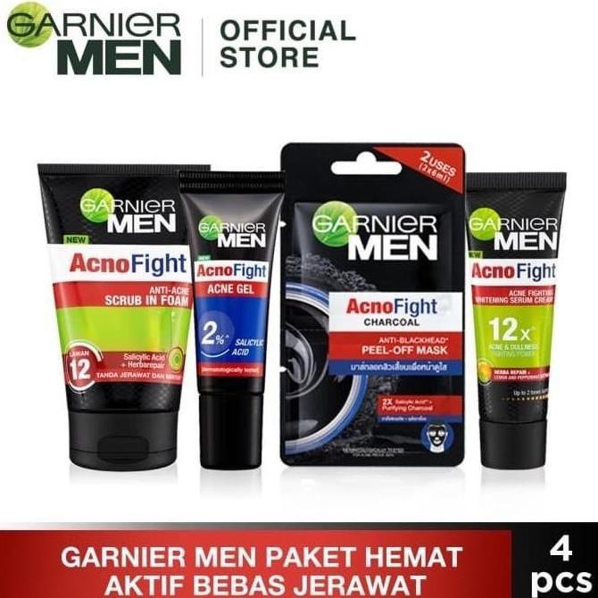 [Terlaris] PAKET HEMAT GARNIER MEN ACNO FIGHT - PERAWATAN WAJAH PRIA