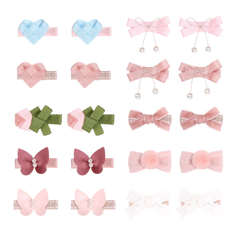KOREAN STYLE CUTE FLOWER LOVE BUTTERFLY RIBBON HAIRPIN JEPIT RAMBUT ANAK BAYI JAPANESE BUNGA PITA SIMPUL KUPU-KUPU BOW KNOT SOFT PASTEL COLOR GIRL PEARL AKSESORIS PEREMPUAN CEWEK KAIN LACE RENDA KOREA
