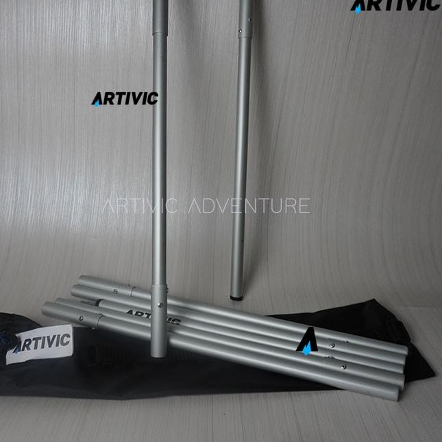 STAR Sepasang Tiang Flysheet 200cm Aluminium Alloy Pole Bivac Ultralight