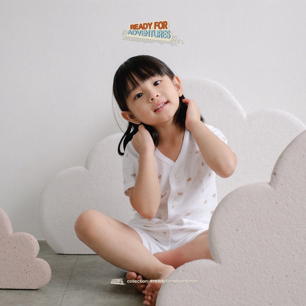 Kiki Pup - Short Set / Setelan Bayi Dan Anak Unisex Part 2