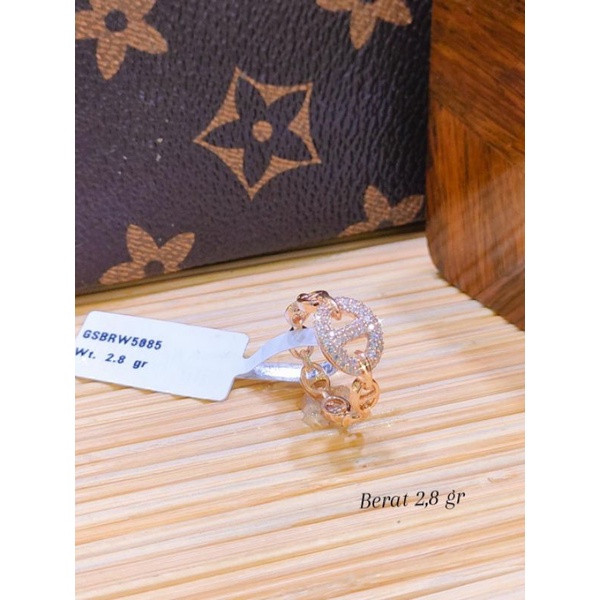 cincin fashion italy emas 750%/17K