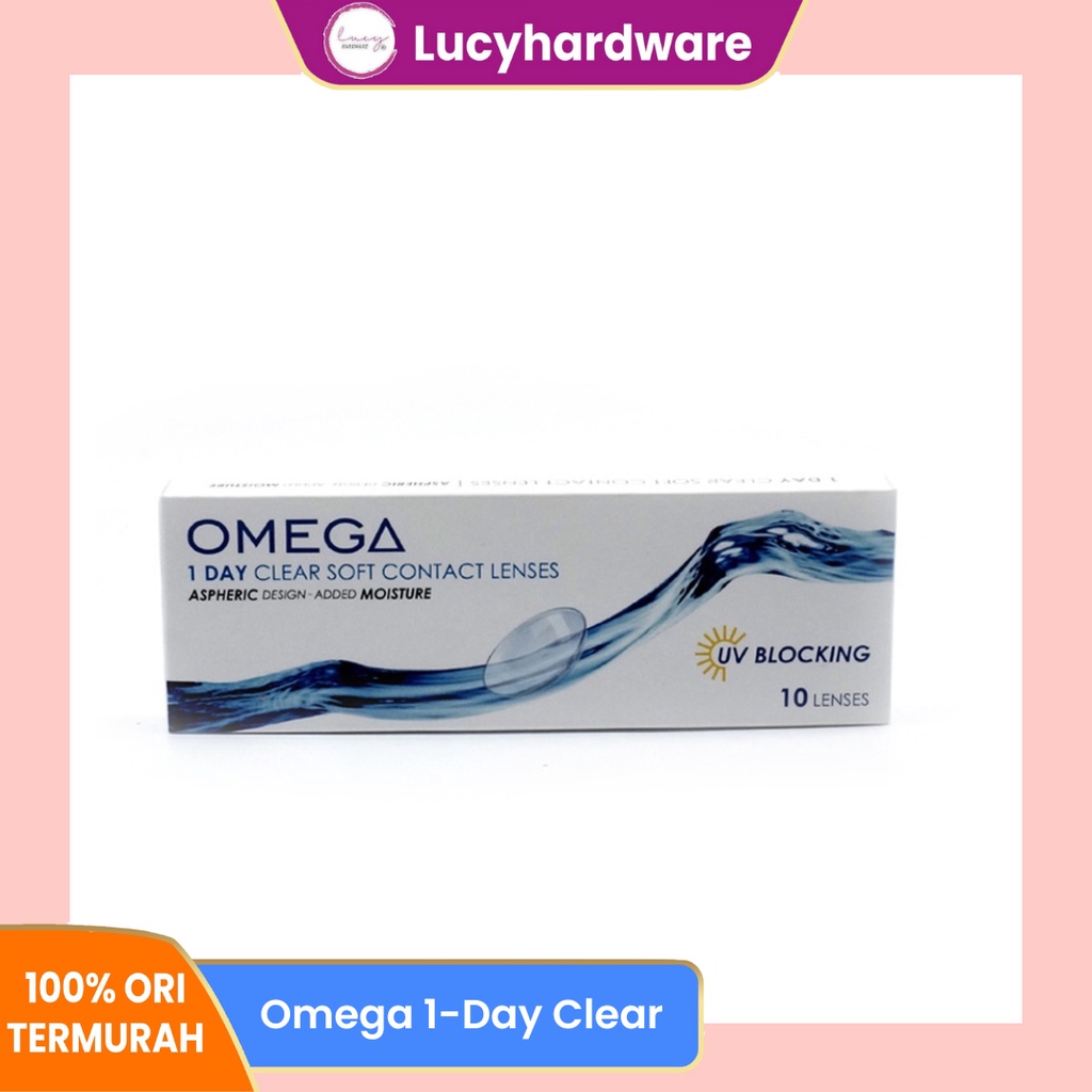 Omega 1 Day Clear 5 pasang Softlens bening