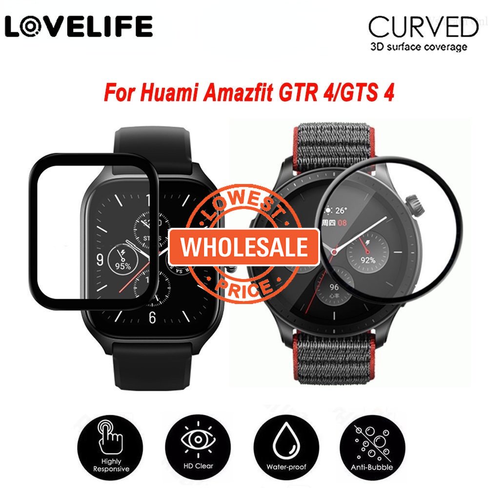 [Harga Grosir]Pelindung Layar Smartwatch Huami Amazfit GTR 4 / GTS 4 Anti Gores / Sidik Jari