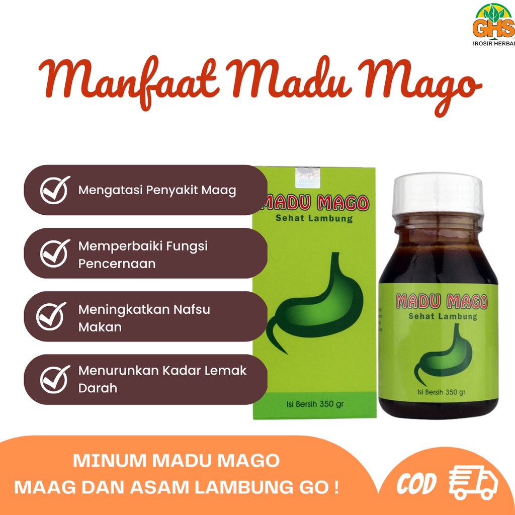 Madu Mago - Madu Maag - Madu Asam Lambung - Obat Maag - Obat Herbal Asam Lambung