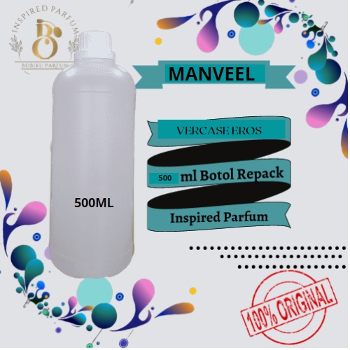 BIBIT PARFUM MURNI VERCASE EROS // MANVEEL 500ML REPACK