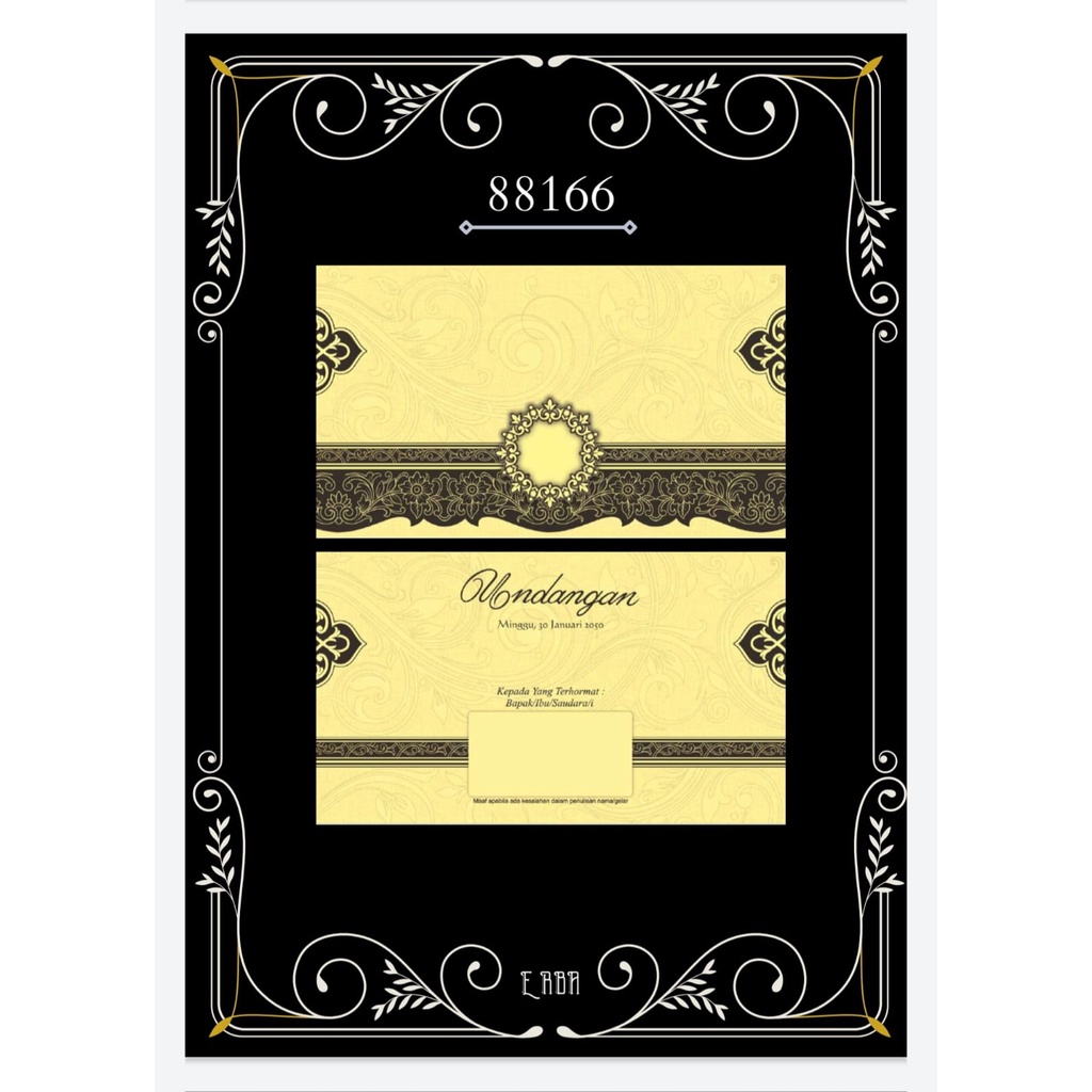 UNDANGAN PERNIKAHAN Erba 88166