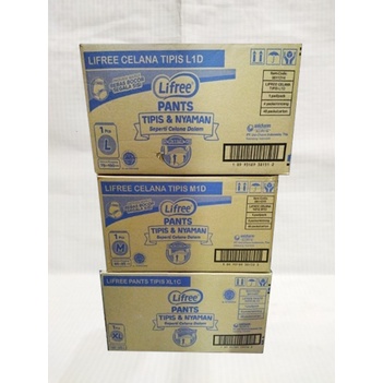 Terlaris 1 Dus 48 Pcs Lifree Pants Popok Celana Dewasa // Pampers Celana Dewasa Size (M,L,XL,XXL)