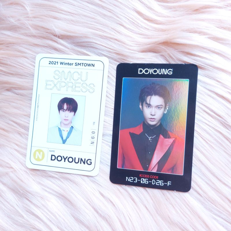 PC Doyoung Rewind Blossom / SMCU smtown passcard / Holo Ac Card Resonance