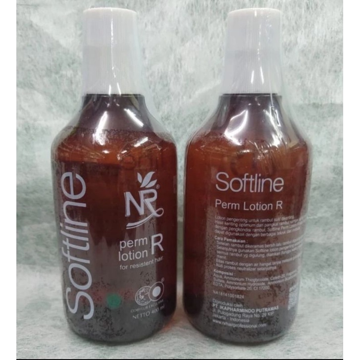 NR Softline Perm Lotion R-400ml Lotion Pengeriting Rambut NR Lotion R