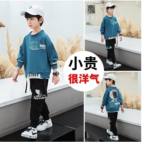 baju anak laki laki import Setelan Anak TANGGUNG Usia-Umur SD SMP kartun KKKD LENGAN PANJANG
