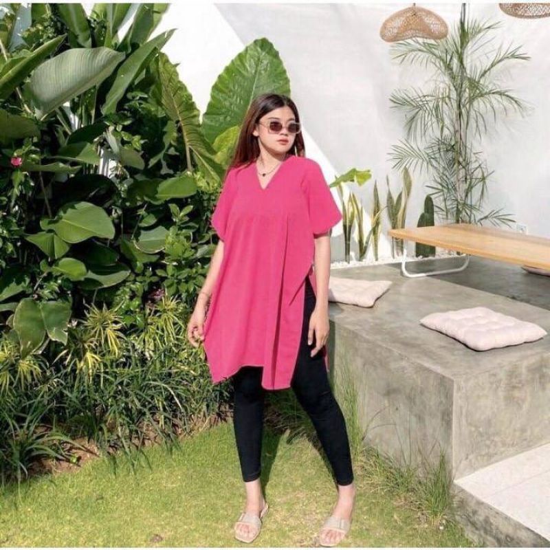 NAGITA LONG SQUARE | ATASAN WANITA | Nagita Long Square Terbaru Airflow Crinkle Blouse Atasan Big Size Wanita Oversized Top Cewek/NAGITA LONG SQUARE CRINGKEL AIR FLOW /