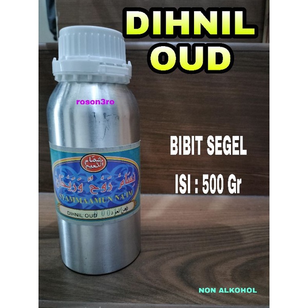 DIHNIL OUD PARFUM BIBIT SYAMMAAMUN NAIM 500ML / GAHARU DIHNIL OUD