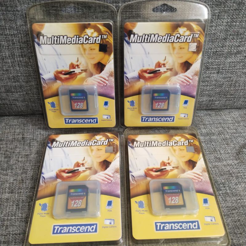 Memory Card SD 128MB Transcend Memori Card Original