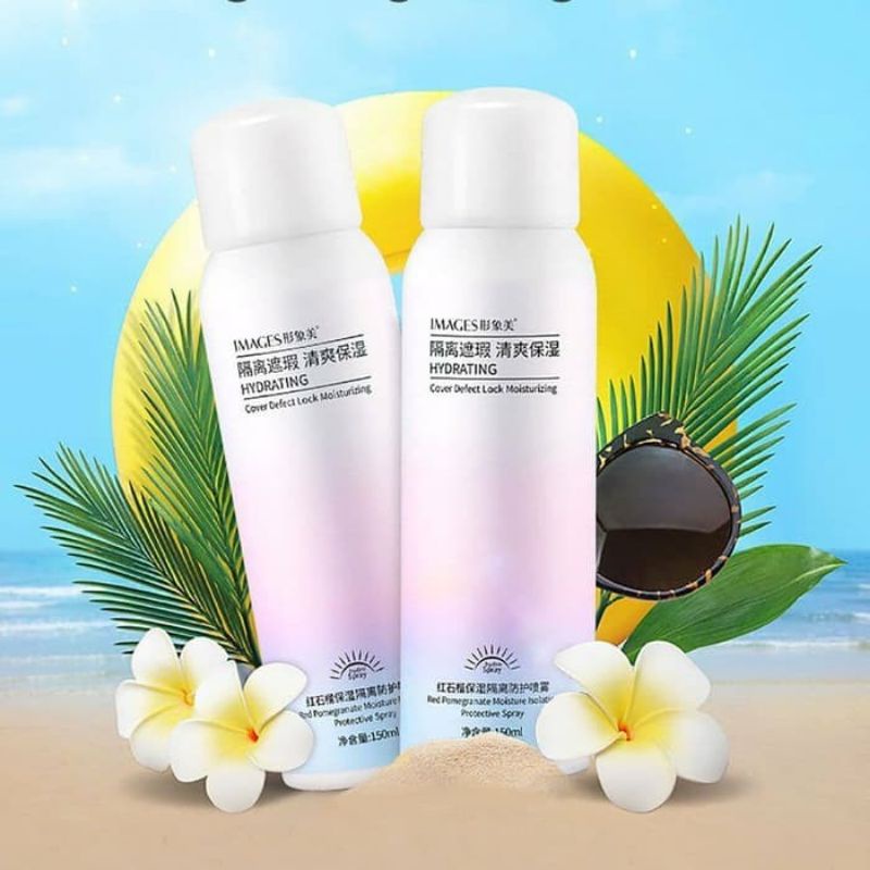 IMAGES Whitening Spray UV Sunscreen Moisturizing Pemutih Kulit 150 ML