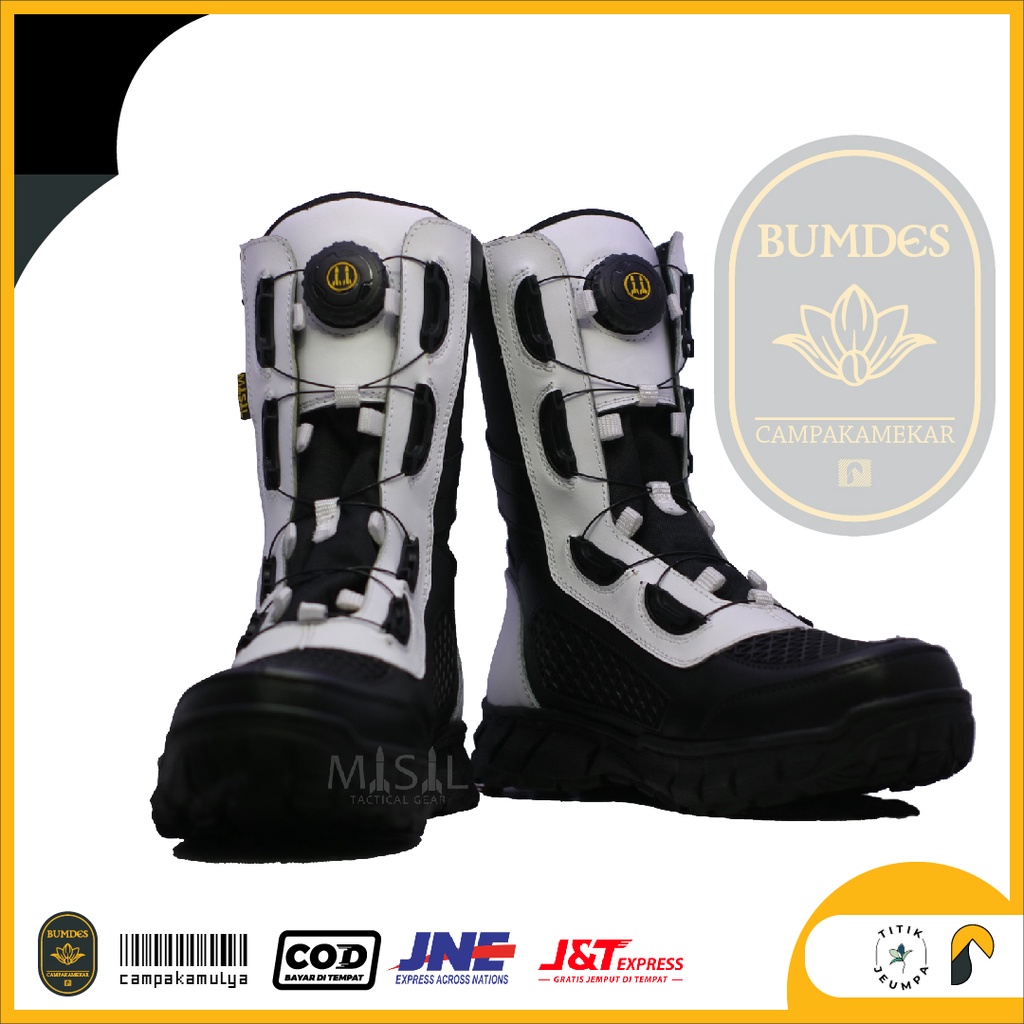 SEPATU PDL Provos / Provost TNI / POLRI TALI PUTAR BOA LIBRA /Provost jaring tawon / PDL Provost jar