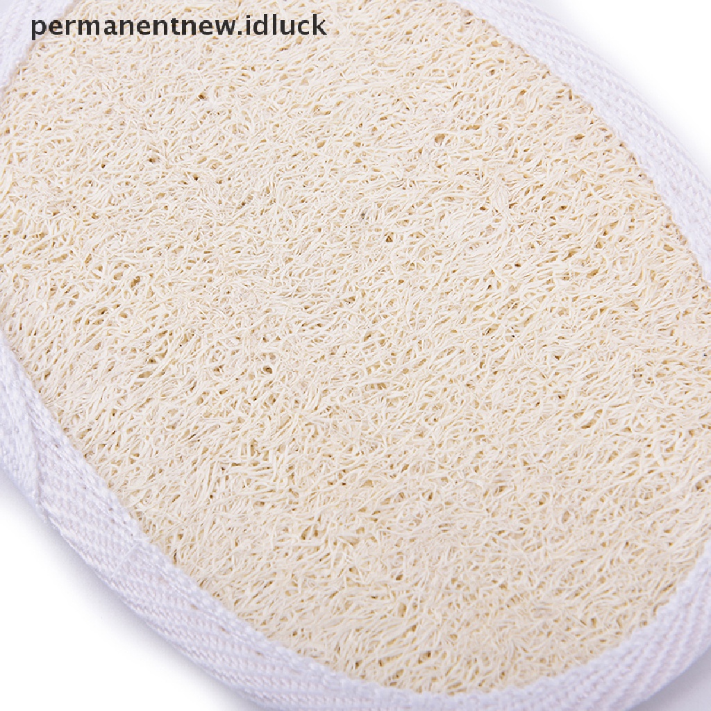 [luckypermanentnew] 1spon Loofah Luffa Alami Wajah Tubuh Mandi Shower Spa Exfoliator Scrubber Pad [ID]