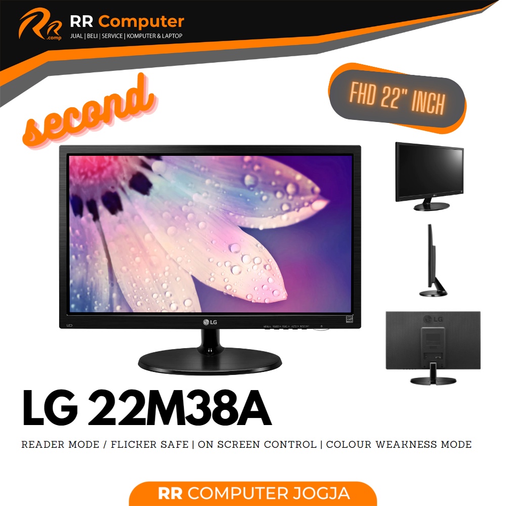 Jual Monitor Lg M A Inch Full Hd Led Monitor Monitor Bekas