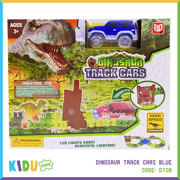 Mainan Anak Track Dino Mobil Dinosaur Track Cars Kidu Toys