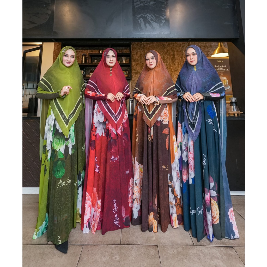 Faritsa Series By Alya Syari Official ORI Hijab Gamis Syari Kekinian BestSeller Terlaris Termurah Original Syari