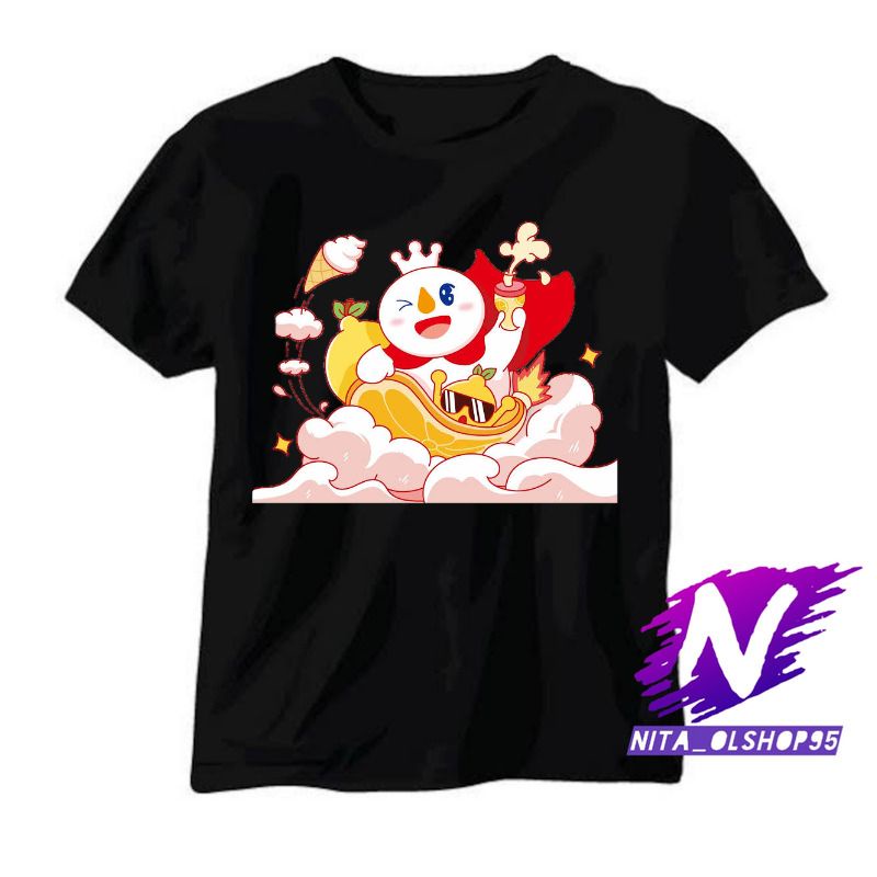 kaos mixue kaos anak mixue eskrim