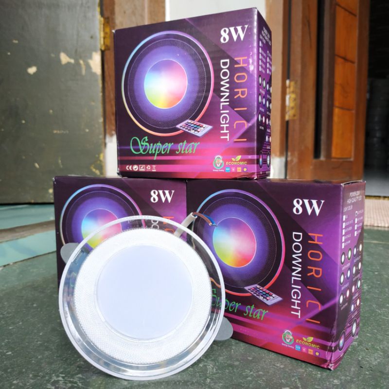 Downlight Emico 3 Warna 6 Watt Cahaya Terang Premium/Lampu Plafon/Lampu LED/Lampu Rumah untuk Plafon