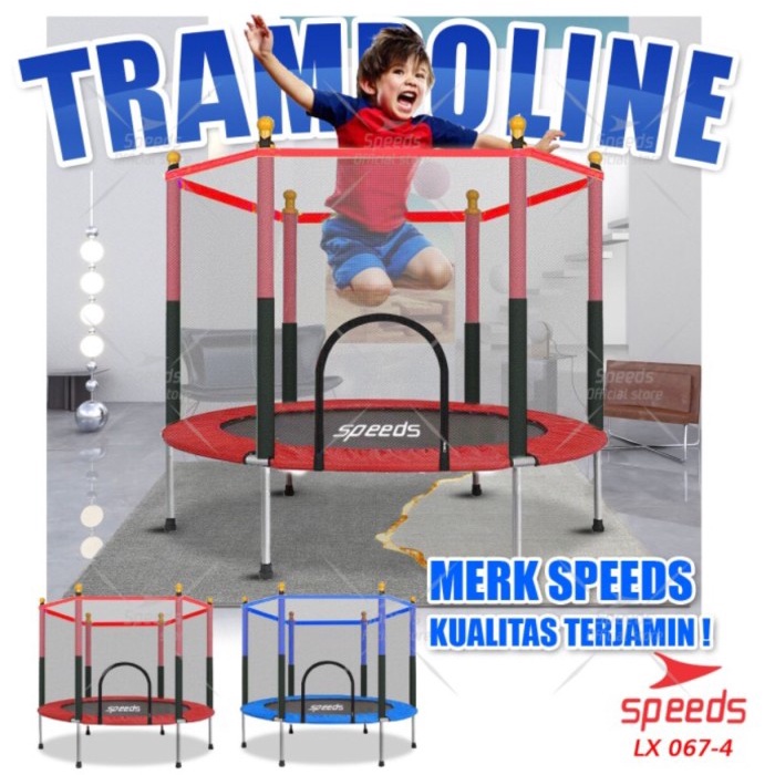 Tram Speeds Mini Trampoline55 Inch / Mainan Trampolin Anak & Dewasa Jari