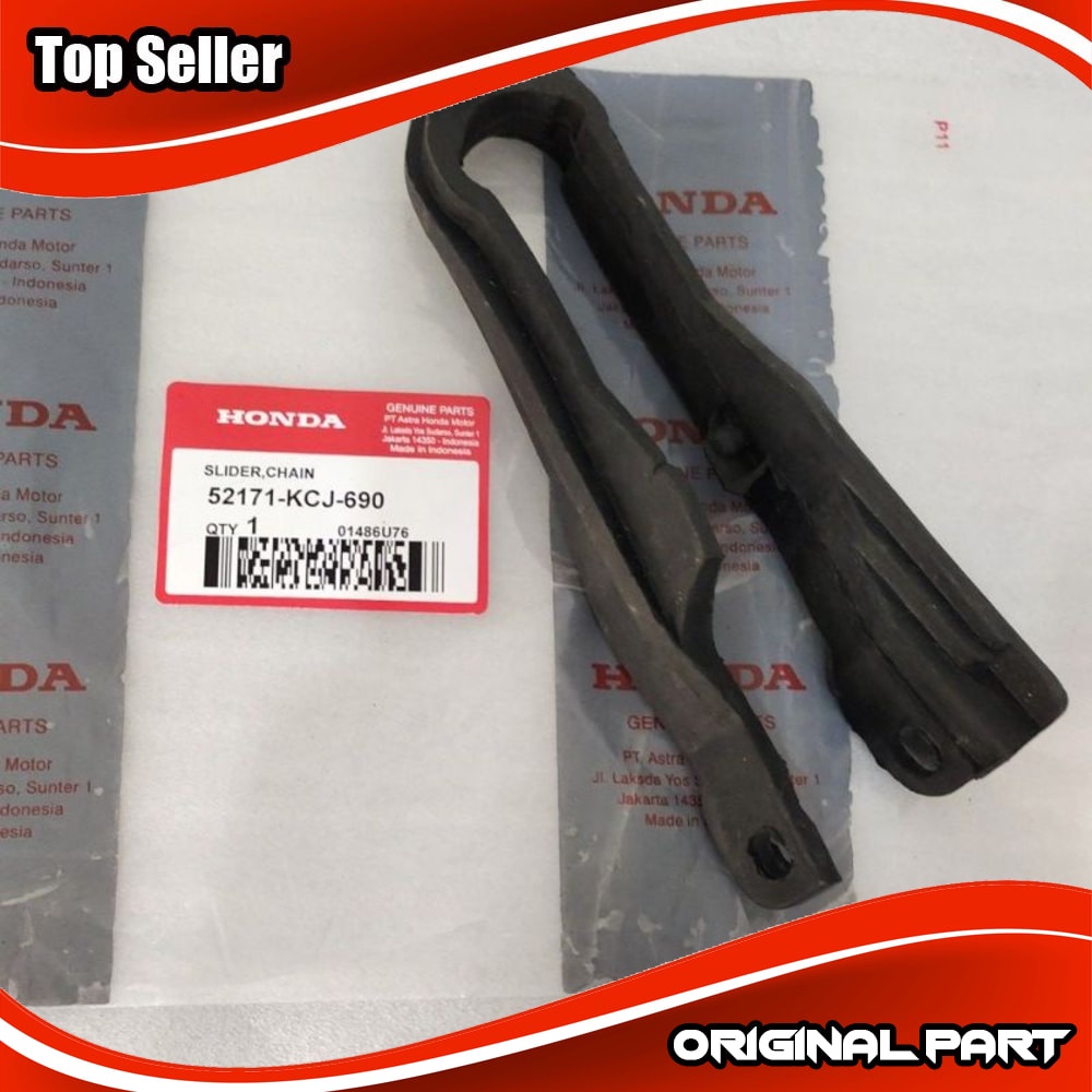 Karet tatakan tahanan rantai swing arm Honda Tiger old lama- Tiger New Revo - Tirev ORIGINAL Promo H