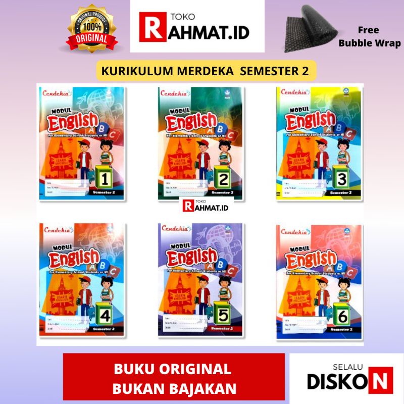 LKS MODUL ENGLISH KELAS 1 2 3 4 5 6 SEMESTER 2 PENERBIT CENDEKIA CENDIKIA KURIKULUM MERDEKA BELAJAR