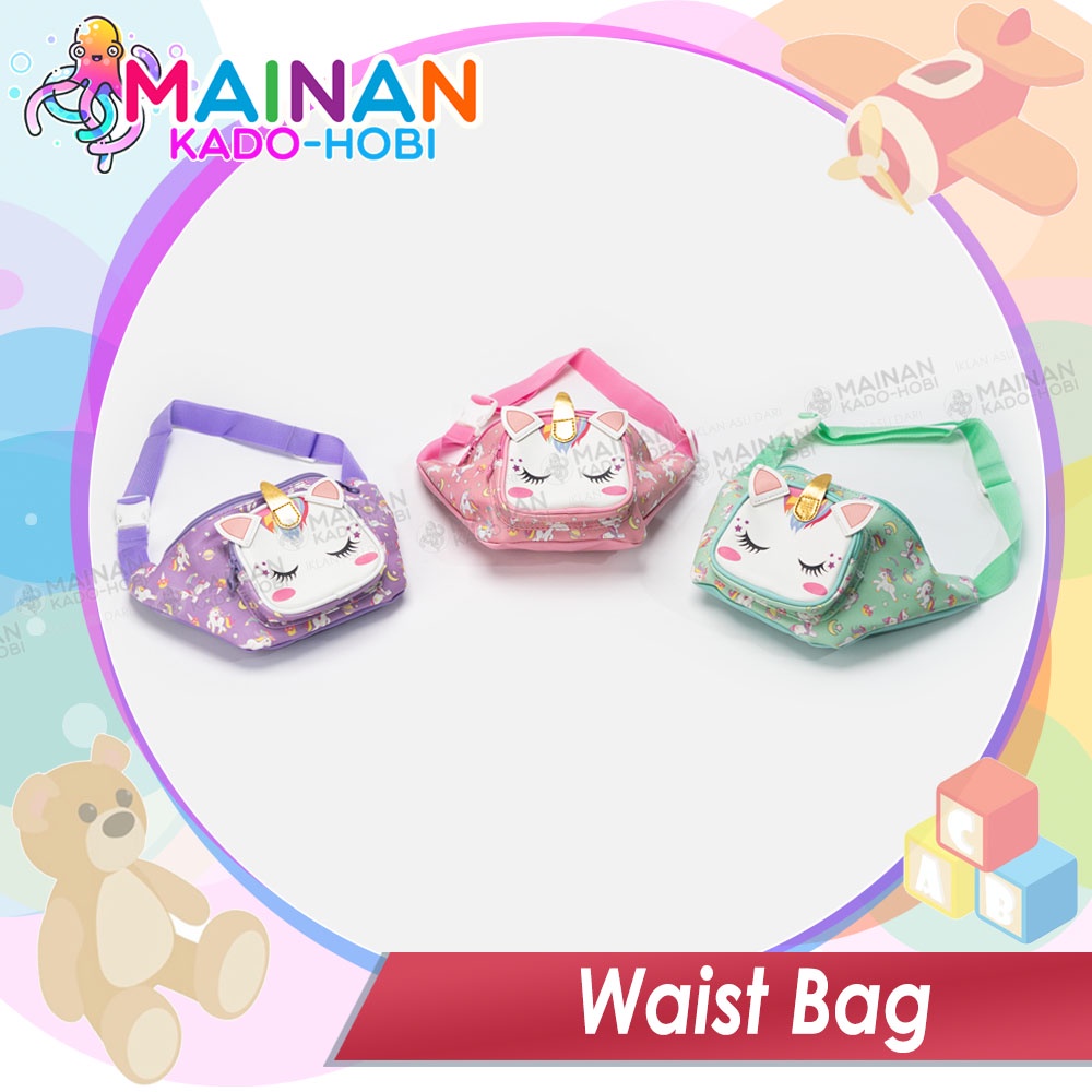 READY PROMO TAS SELEMPANG ANAK KARAKTER PEREMPUAN LAKI USIA 5-7 TAHUN