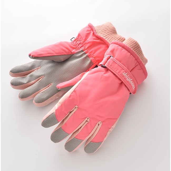 IMPORT WOMAN WINTER SKI GLOVES WATERPROOF SARUNG TANGAN WANITA MUSIM DINGIN