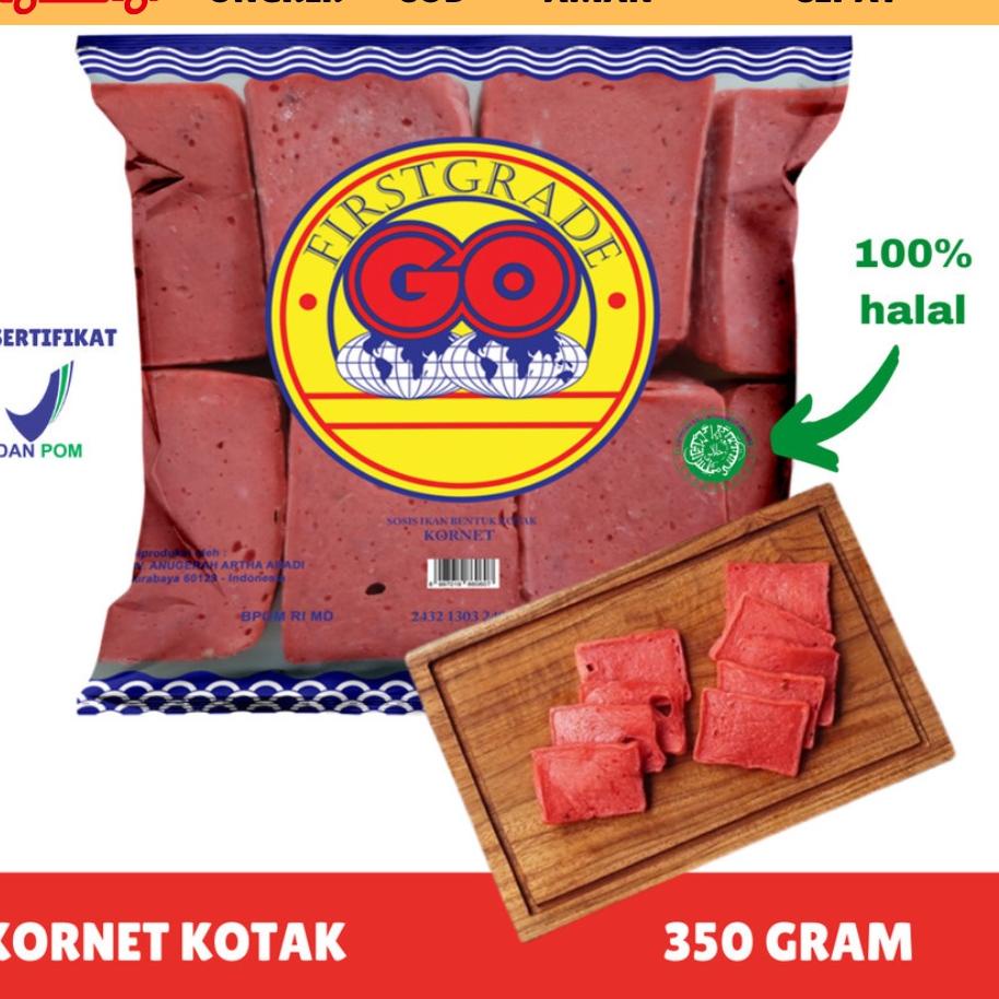 

GROSIR_JAKARTA [FROZEN FOOD GO] KORNET IKAN KOTAK ISI 32 (350GR) MAKANAN INSTAN BAKSO|SOSIS|NUGGET BPOM HALAL