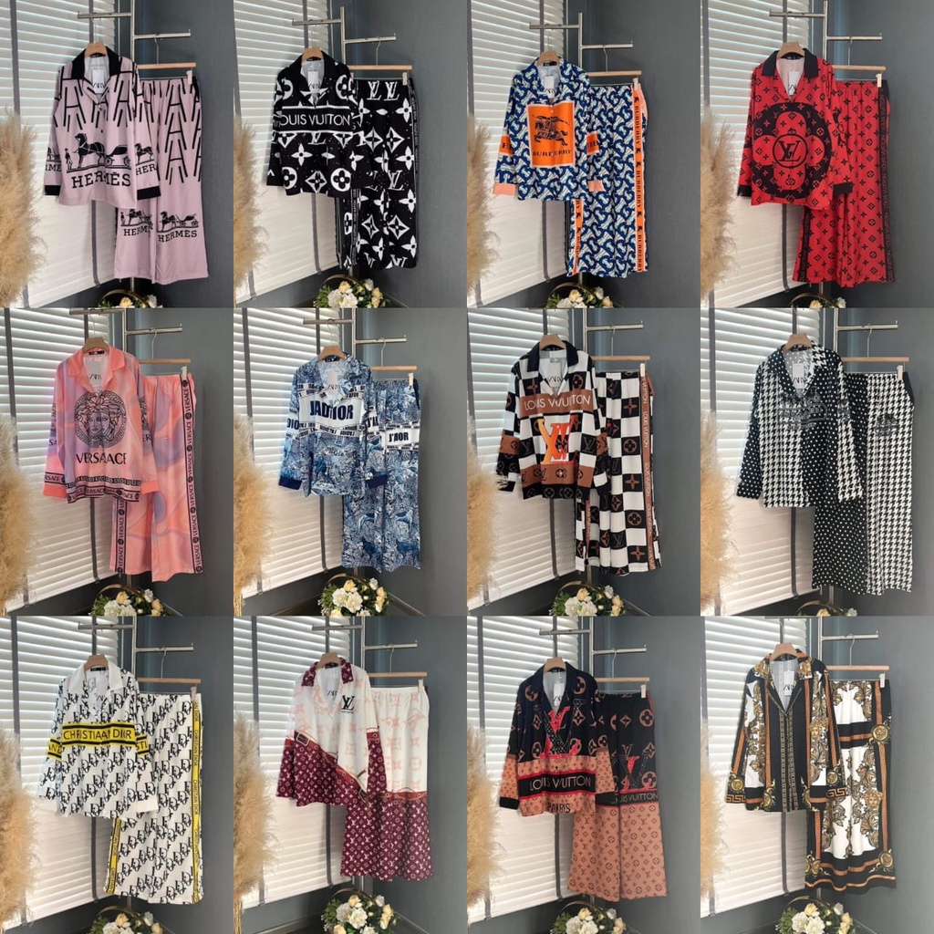SETELAN CHANAPHAT  PANJANG CASUAL FULL TAG ZRA IMPORT BANGKOK