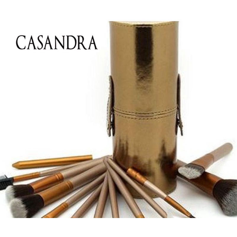 Casandra Make Up Brush Set | Kuas Gold