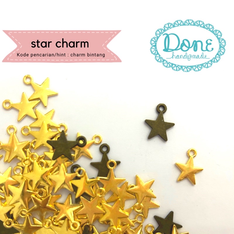 Charm bintang srinkle bintang star sprinkle accesories craft