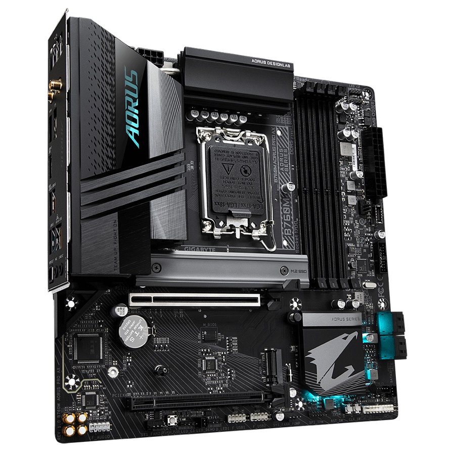 Gigabyte B760M Aorus PRO AX (LGA1700, B760, DDR5, USB3.2 Type-C)