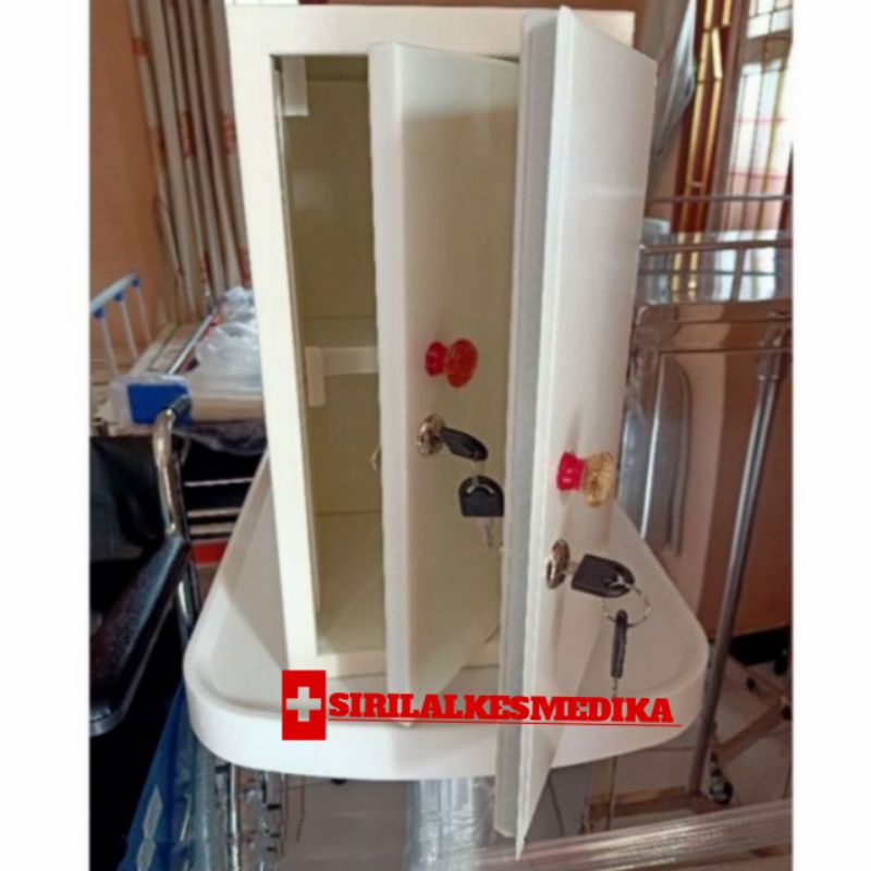 Lemari narkotika kecil 2 pintu/Lemari Narkotika