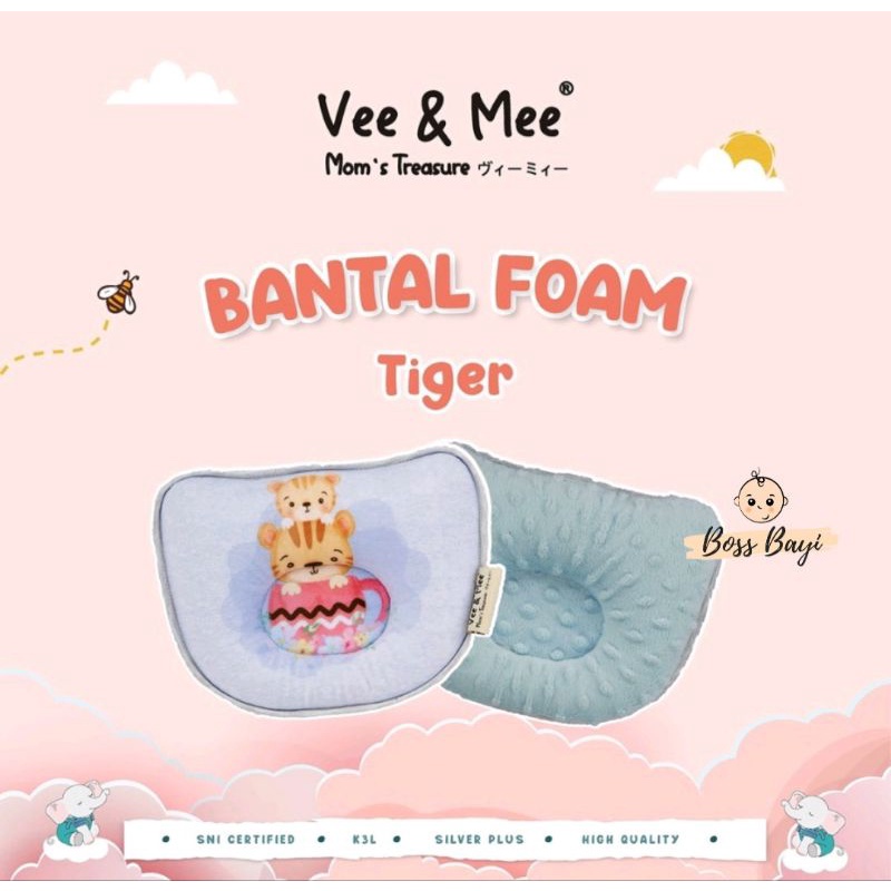 VEE &amp; MEE - Bantal Peang Memory Foam Bayi Karakter