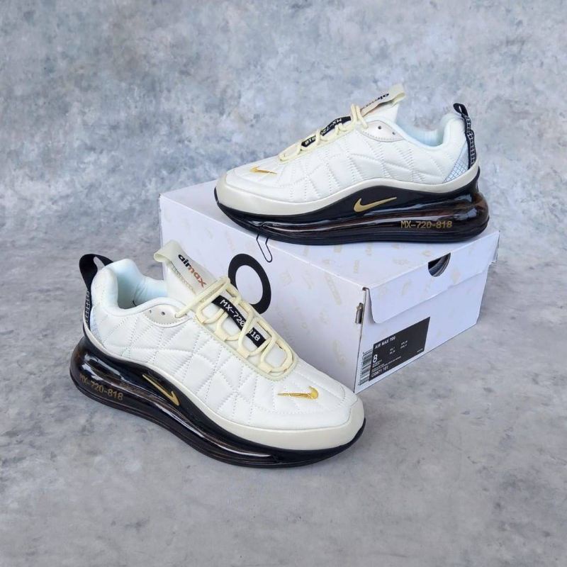 sepatu nike airmax 720 818 mx cream black