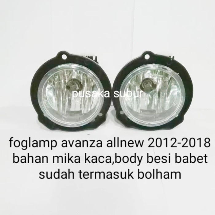Lampu Mobil Foglamp Kabut Avanza All New 2012 2013 2014 2015 2016 2017 2018 2019