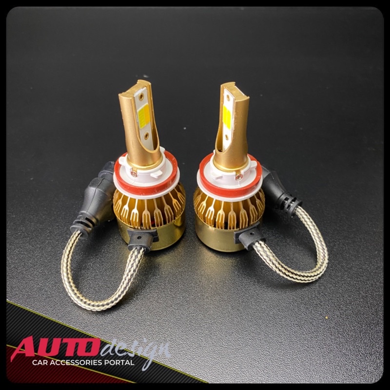 LAMPU LED MOBIL TIGA WARNA H1 H3 H7 H8 H11 H16 HB3 9005 HB4 9006