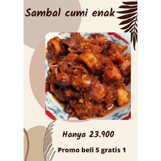 

sambel cumi pedas enak