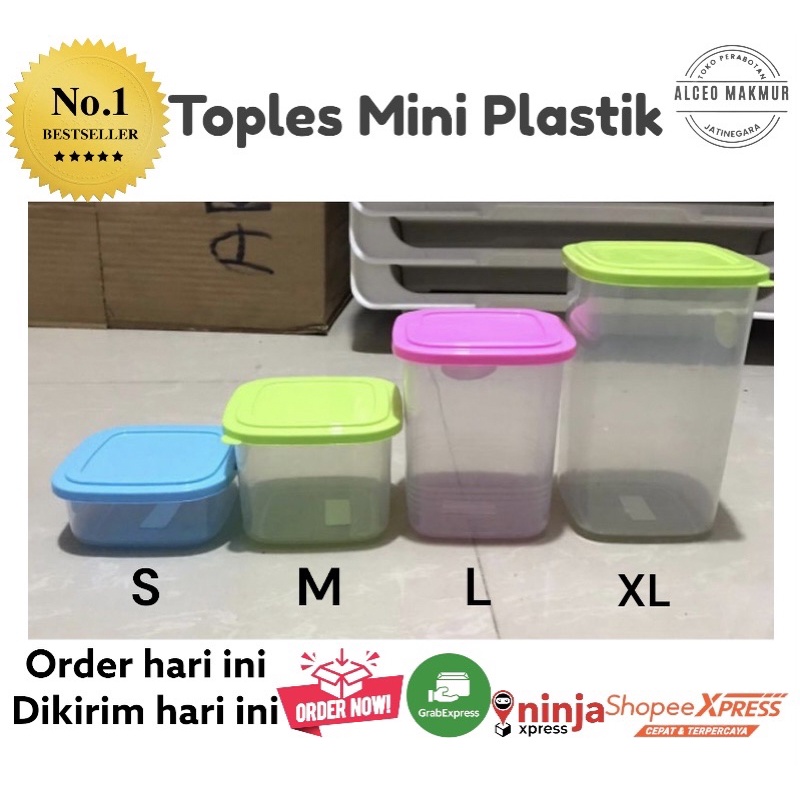 TOPLES PLASTIK MINI KOTAK S-M-L-XL