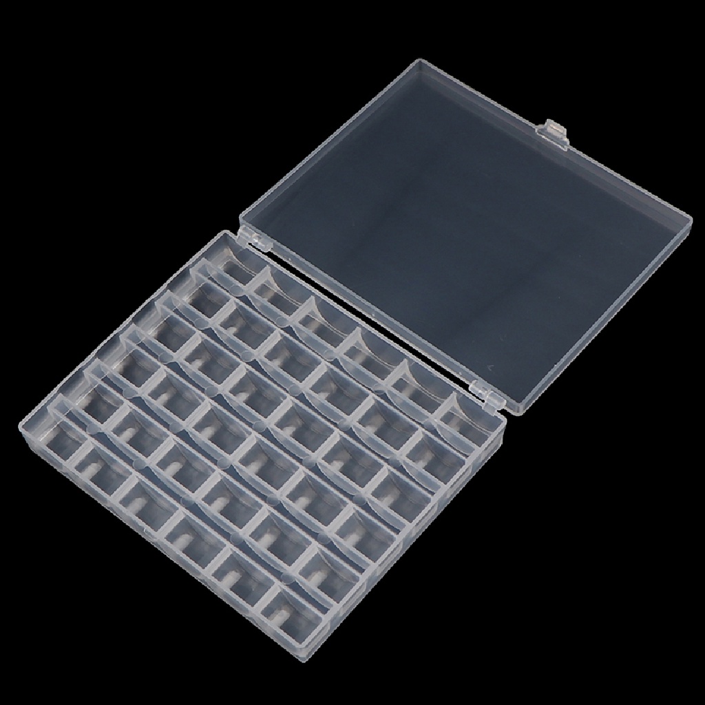[Birth] 36 Spools Bobbins Kosong Mesin Jahit Bobbin Case Organizer Storage Kotak Plastik [ID]