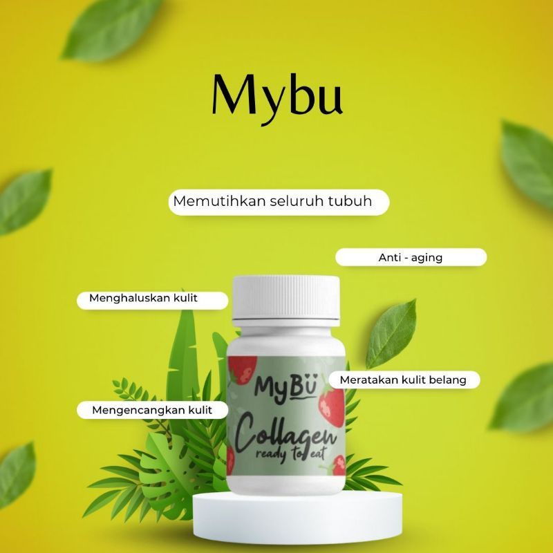 collagen drink, MYBU, SERBUK COLLAGEN DRINK MYBU, drink whitening